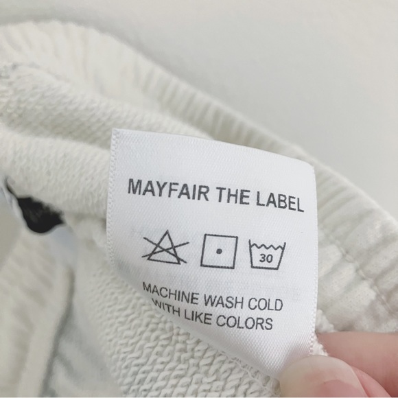 Mayfair • Athletics Cream and Indigo Dye Sweatpants - Picture 11 of 13